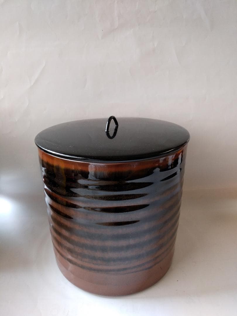 水指 泉窯 加藤藤山 古瀬戸一重口水指 共箱 茶道具 茶器 美品 です