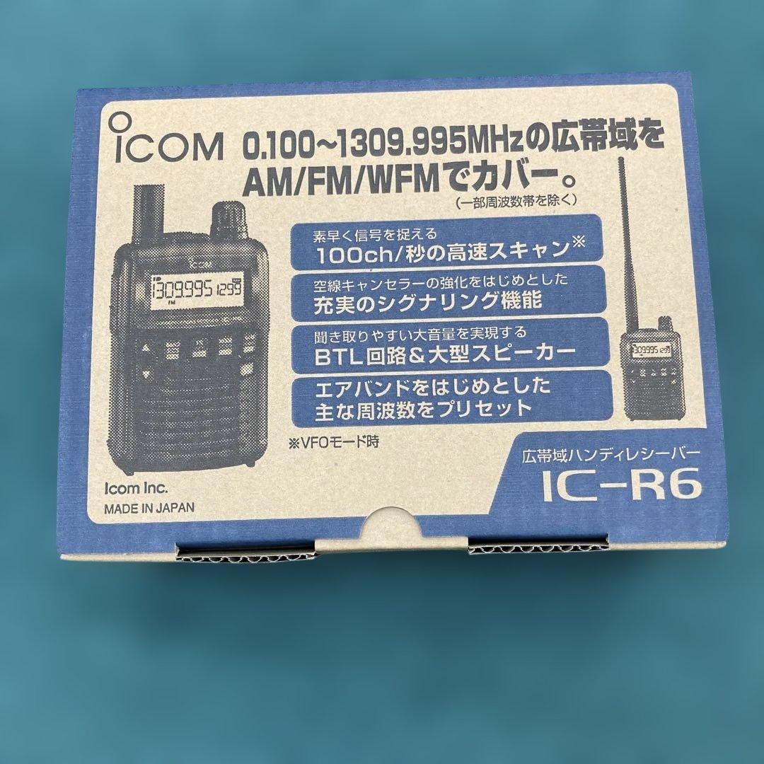 【新品未使用】ICOM IC-R6 航空無線　エアバンド受信に最適