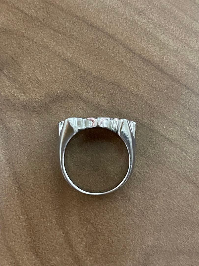 01aw UNDERCOVER davf期 クロスボーン ダイヤ リング