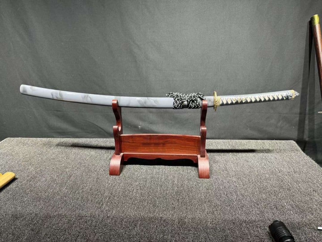 1062-武具 刀装具 日本刀　模造刀 居合刀 武士道 武蔵 鑑賞用 手鍛造打