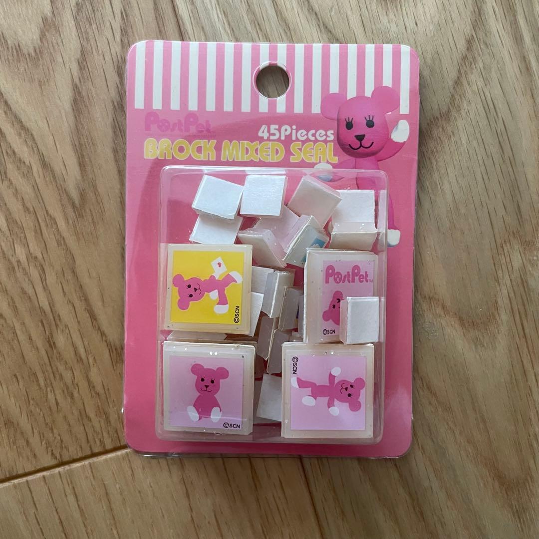 レア　ポストペット　モモ　タイルシール