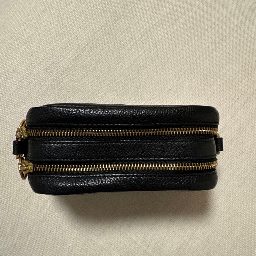 Tory Burch ブラックレザーショルダーバッグ