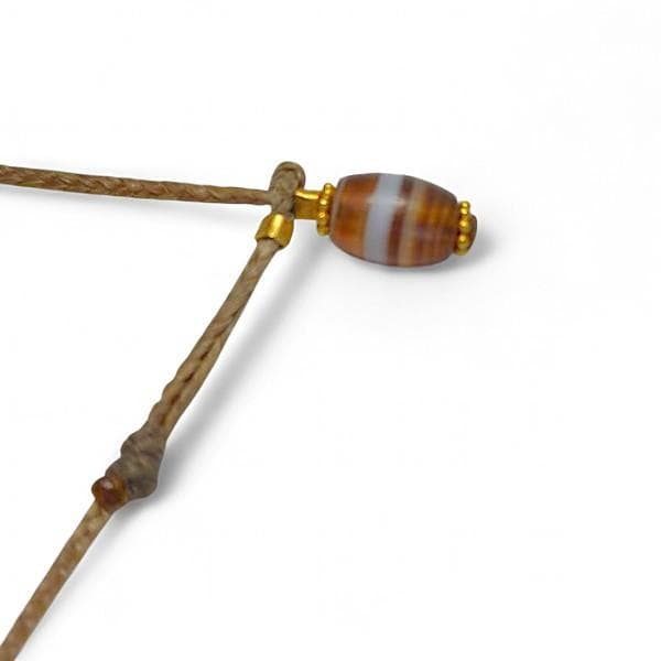 オカベマサノリ　アンティークビーズ　ネックレス　古代ビーズ　印章