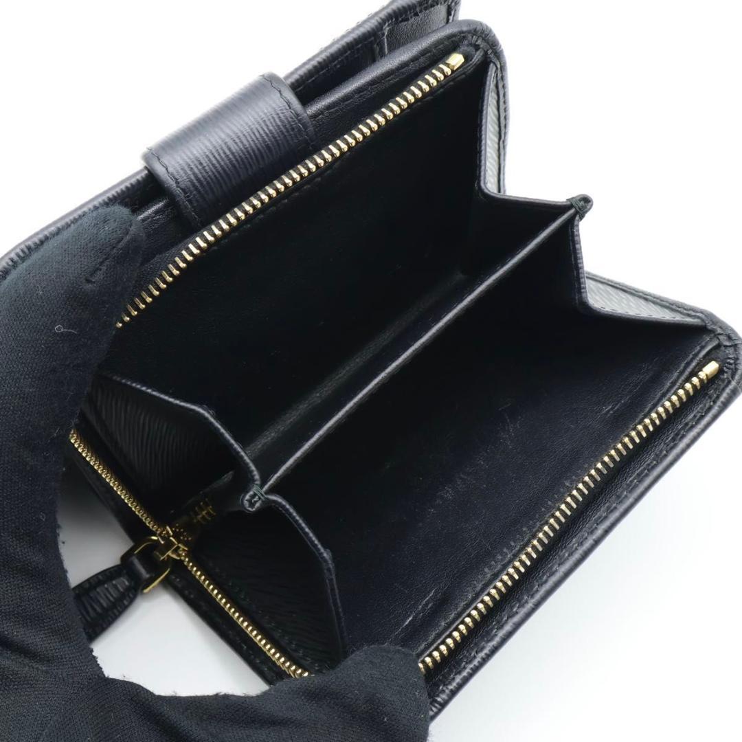 【極美品】PRADA 二つ折り財布　ヴィッテロムーブ　トライアングルロゴ　黒