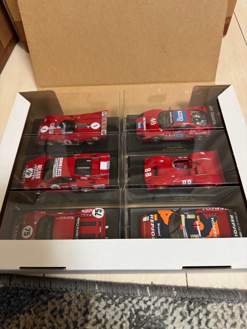 アシェット　公式フェラーリF1コレクション84台セット