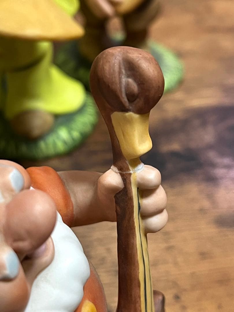 ディズニー 加藤工芸 白雪姫 七人の小人 陶器 置物