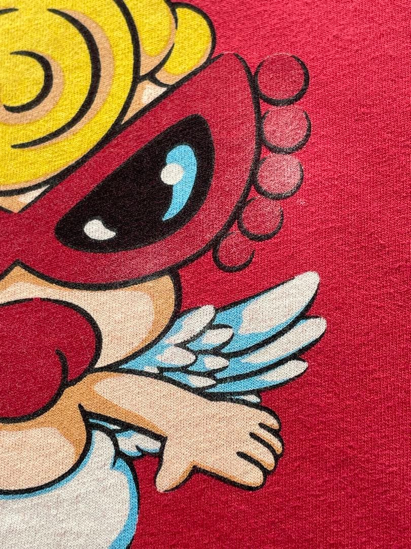 ヒスミニ エンジェル 総柄 セトア レッド 長袖 FREE 80-90