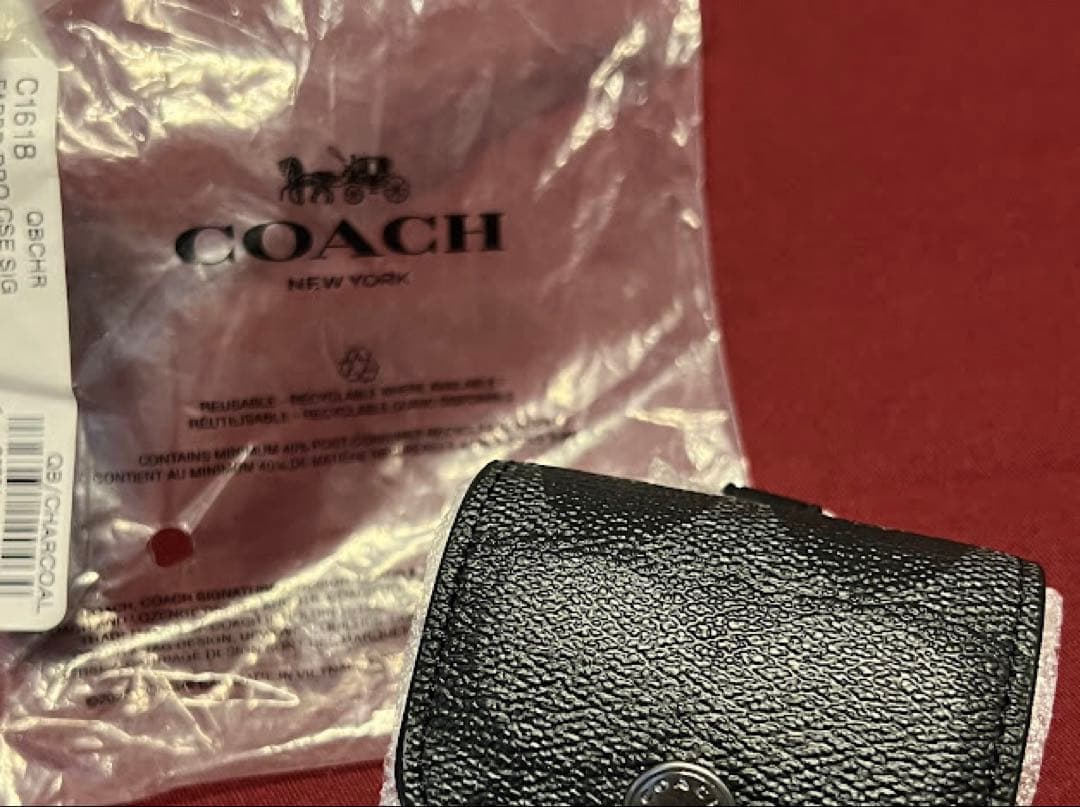 コーチ COACH AirPodsケース ケース シグネチャー キャンバス