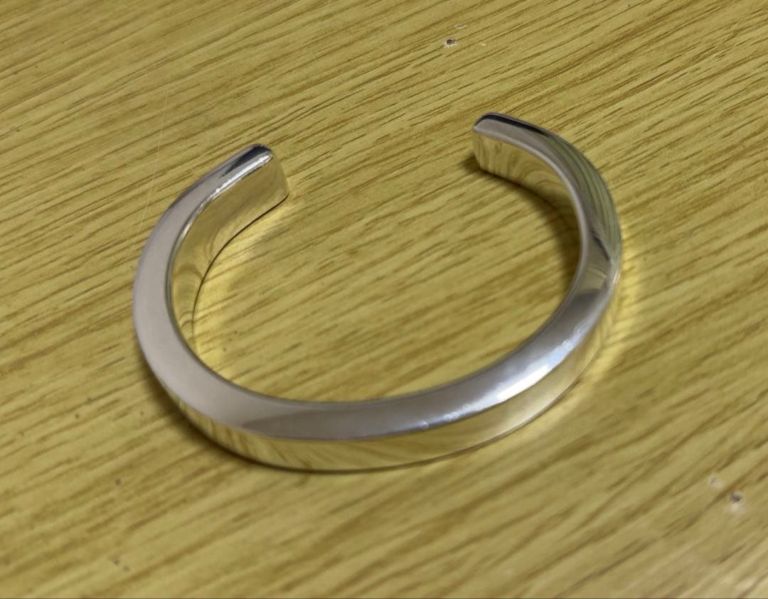 シルバー925 極太バングル　98g 極厚　オーダー品　ブレスレット