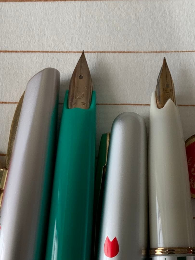 プラチナ 万年筆 14K 10本まとめ売り