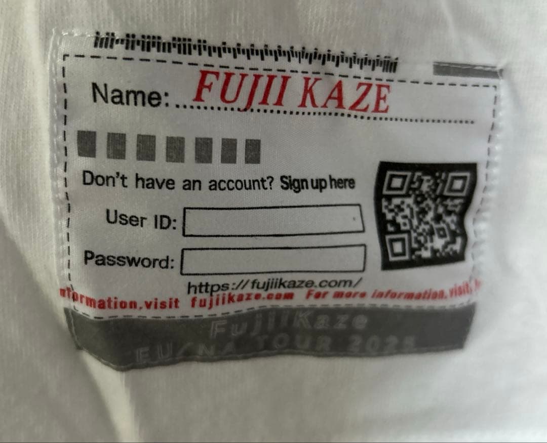 ポテチTシャツ (Salt) 藤井風　fujii kaze Lサイズ