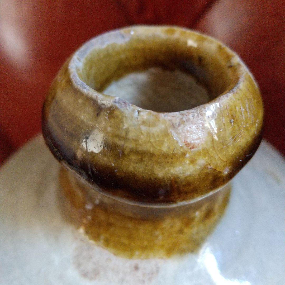 黄瀬戸徳利 御本瓶【江戸後期】