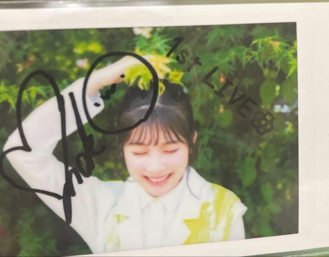 岬なこ　チェキ　直筆サイン