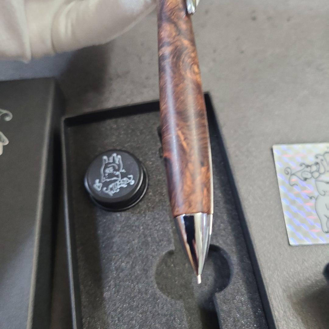 こぶた工房　サイアミーズローズウッド極上杢　シャープペンシル0.5ミリ　美品