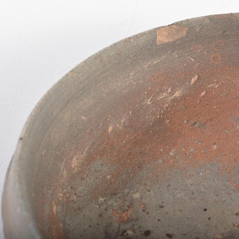 朝鮮美術　須恵器　新羅土器　新羅無釉土　合子　盒子　時代箱付　V　R7091