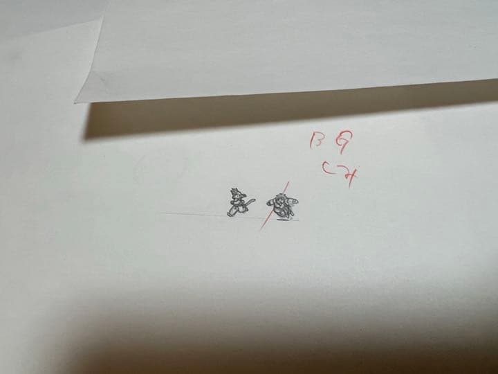 ドラゴンボール　原画　孫悟空　ヤジロベー　アニメ