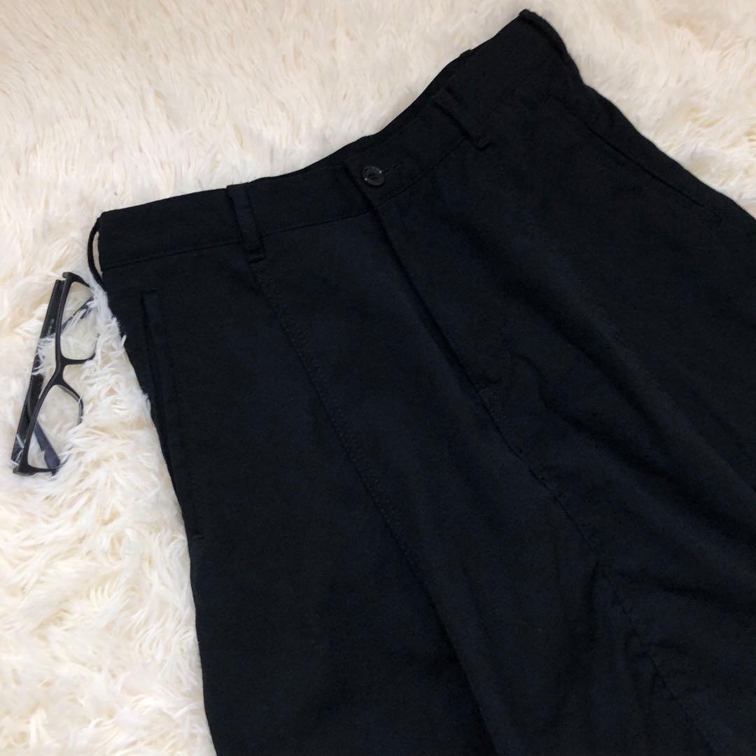 【極美品】ブラックコムデギャルソン　サルエルパンツ　ウールギャバ　ペンギン