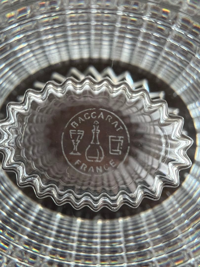 バカラ　ベース　花瓶　置物　アイ・ベース　サイズS