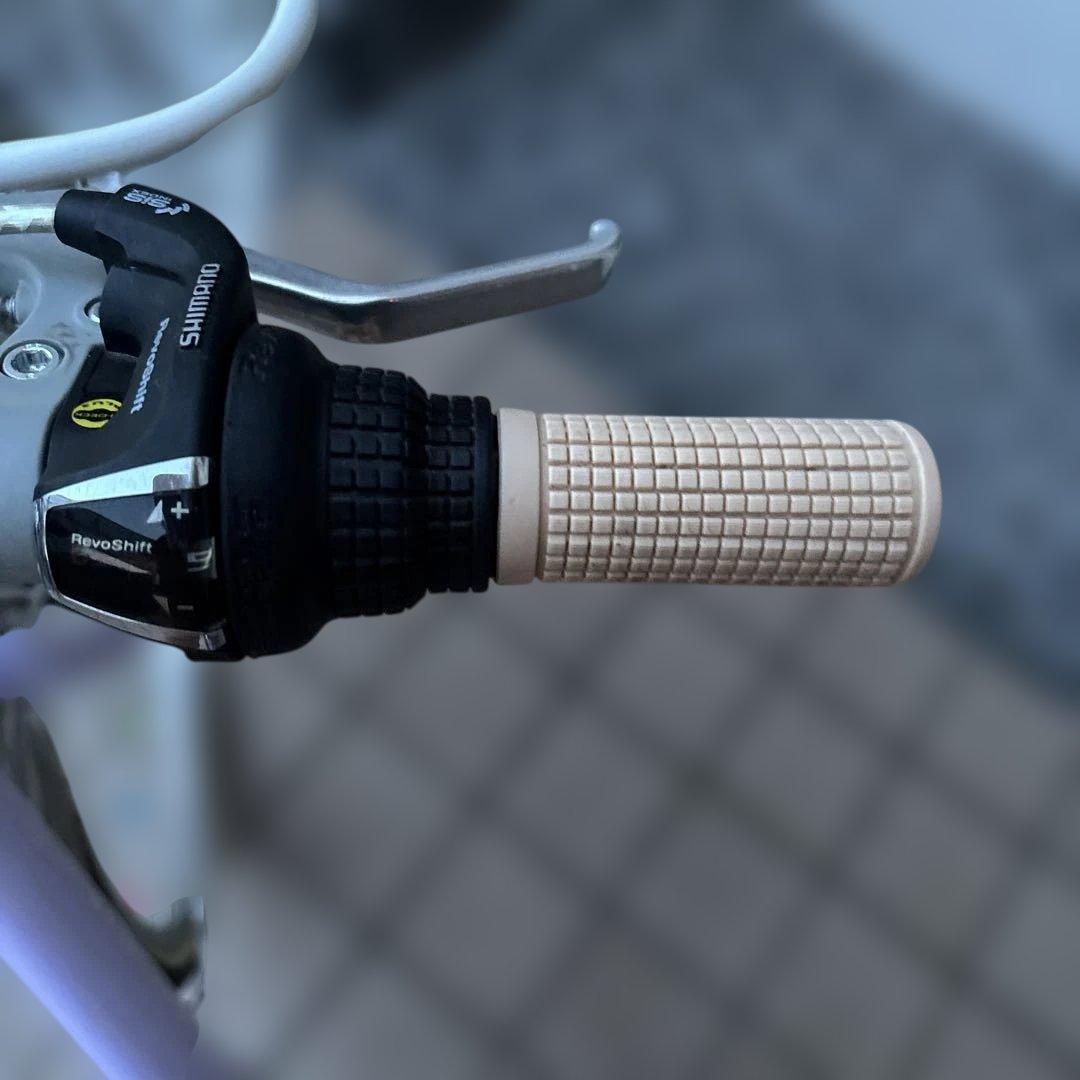 子供用自転車 24インチラベンダー色 6段変速