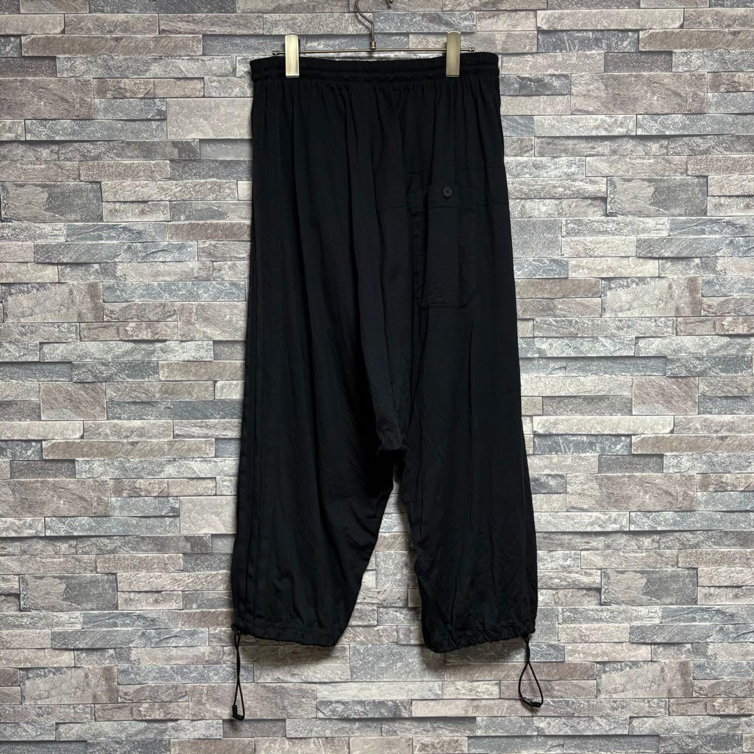 Y-3 19SS 3ストライプサルエルパンツ BLACK/M