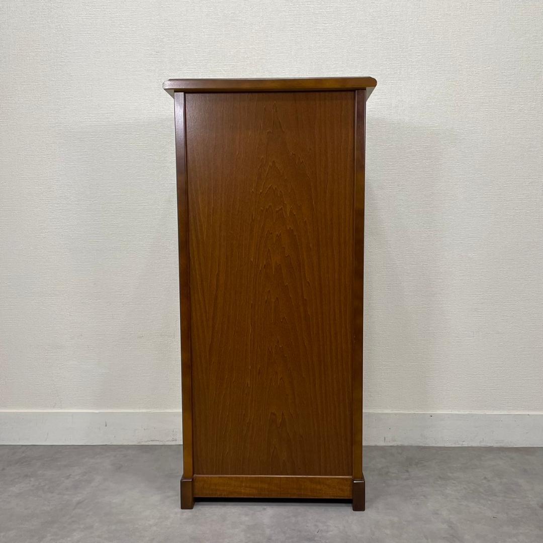 オールドカリモク コロニアル 電話台 サイドチェスト ディスプレイ台 ビンテージ