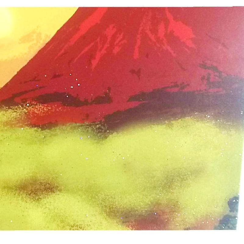 ☆吉岡浩太郎☆「黎明赤富士」ジグレー版画　太子サイズ　新品！