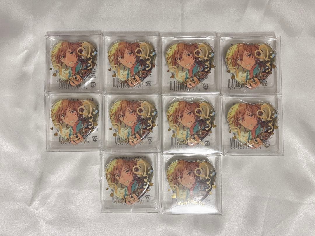 羽風薫 White day 缶バッジ ハート あんスタ UNDEAD