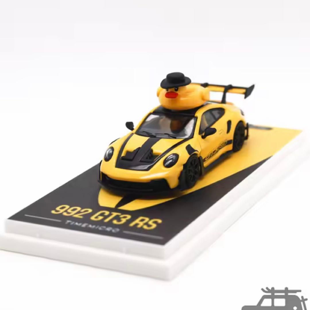 ポルシェ992 GT3RS 1/64ミニカー イエローPORSCHE