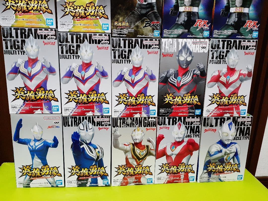 仮面ライダーウルトラマン英雄勇像　フィギュアセット