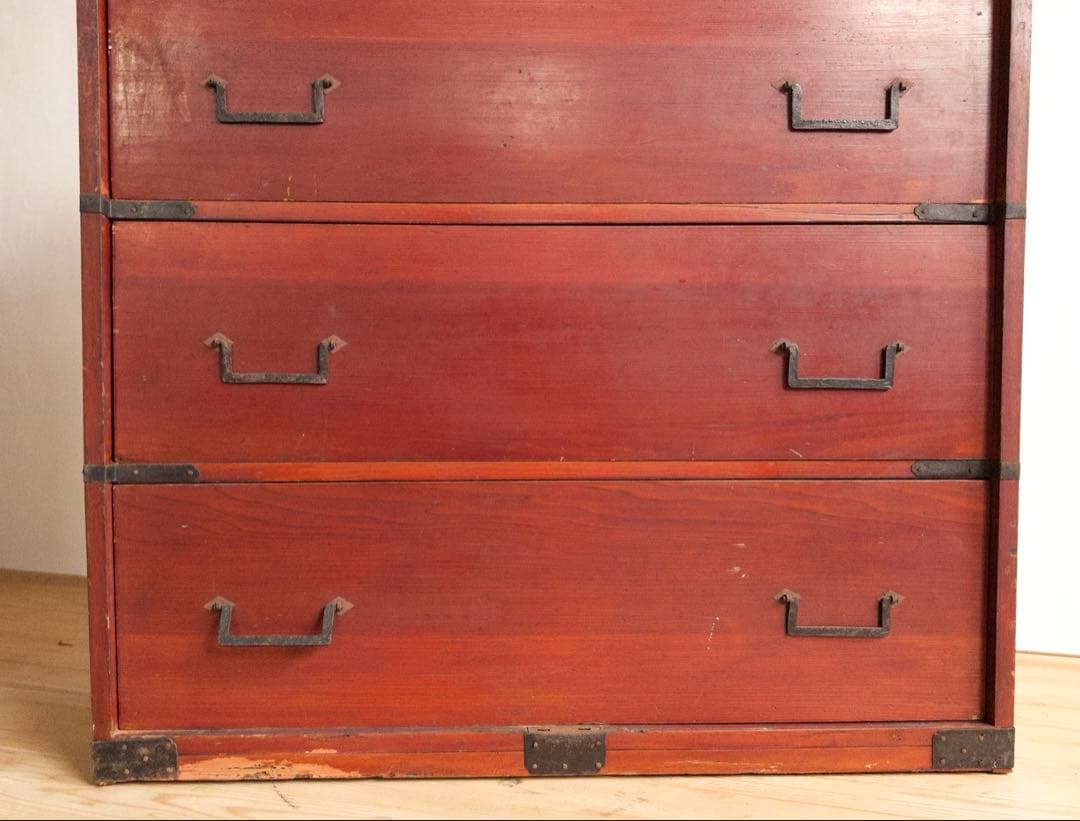 和箪笥　4段　古道具　古家具　和家具　ビンテージ　アンティーク　レトロ