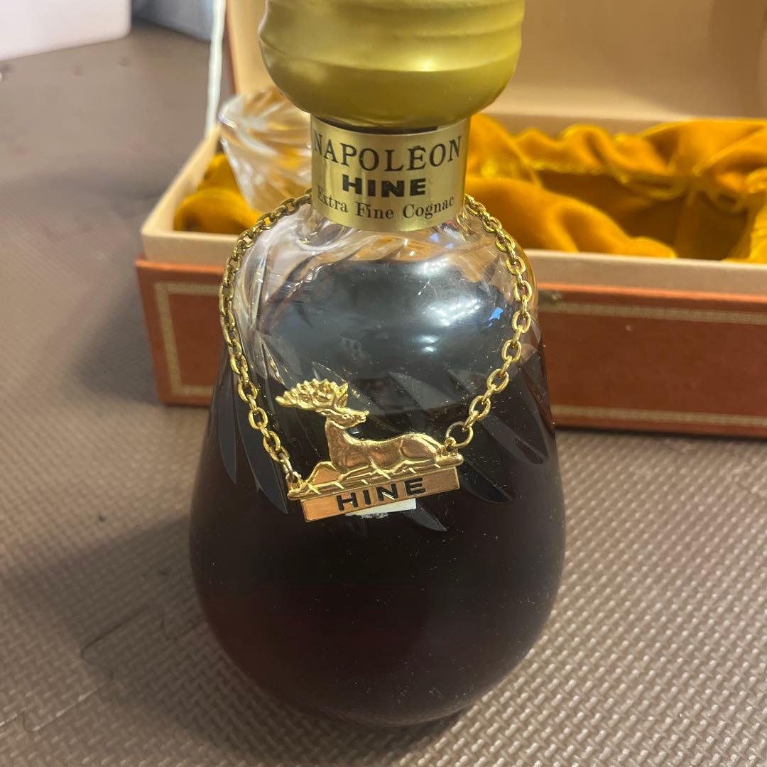 【未開栓】HINE NAPOLEON カラフェ クリスタル コニャック
