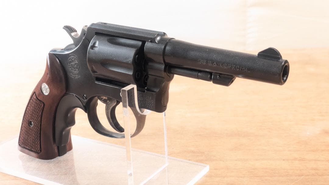 コクサイ　S&W M10 FBI SP HW モデルガン 限定木グリ