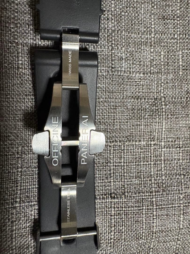 Panerai パネライ　ラバーベルト Dバックル付