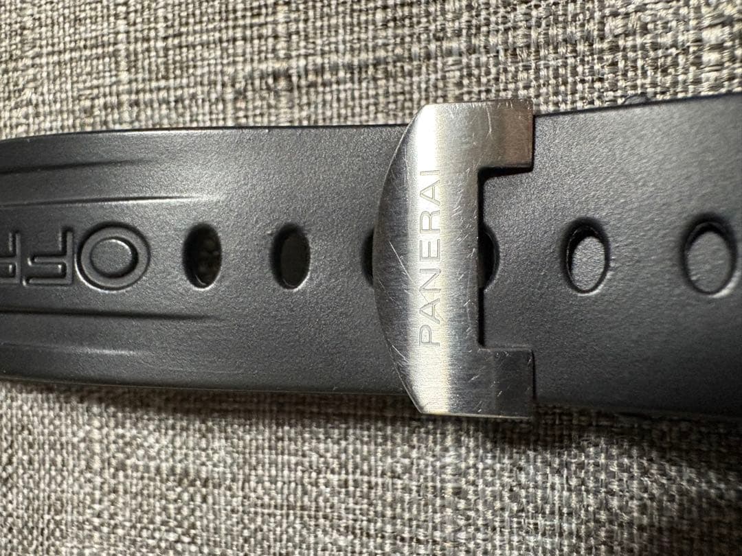 Panerai パネライ　ラバーベルト Dバックル付