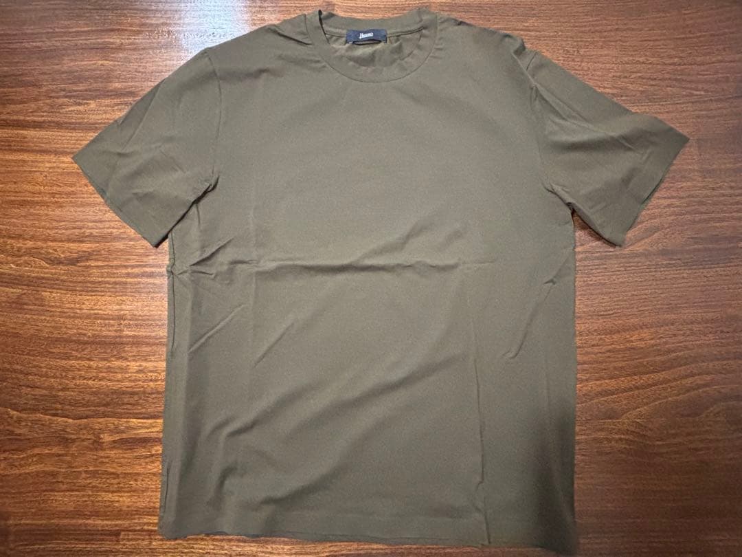 HERNO【ヘルノ】クルーネック コットンストレッチ　　　ジャージー