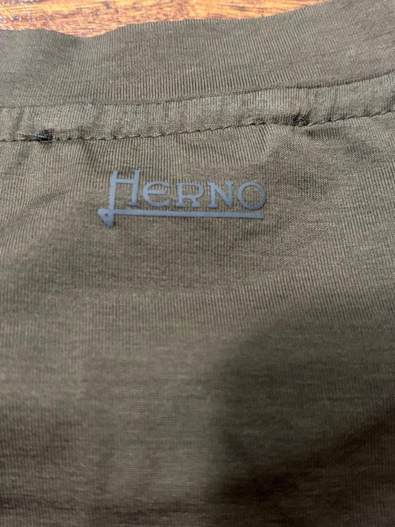 HERNO【ヘルノ】クルーネック コットンストレッチ　　　ジャージー