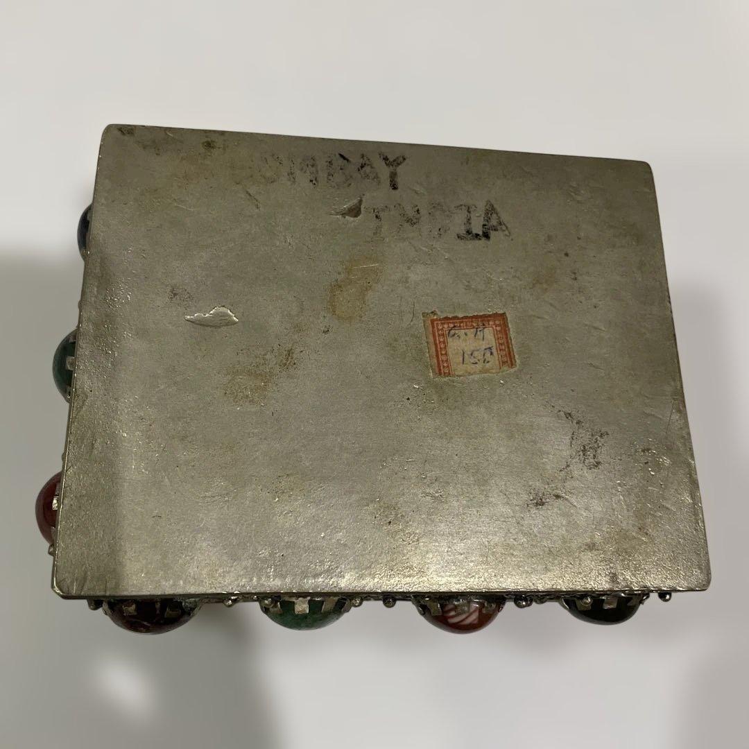 インド製 アンティーク 小物入れ 宝石箱