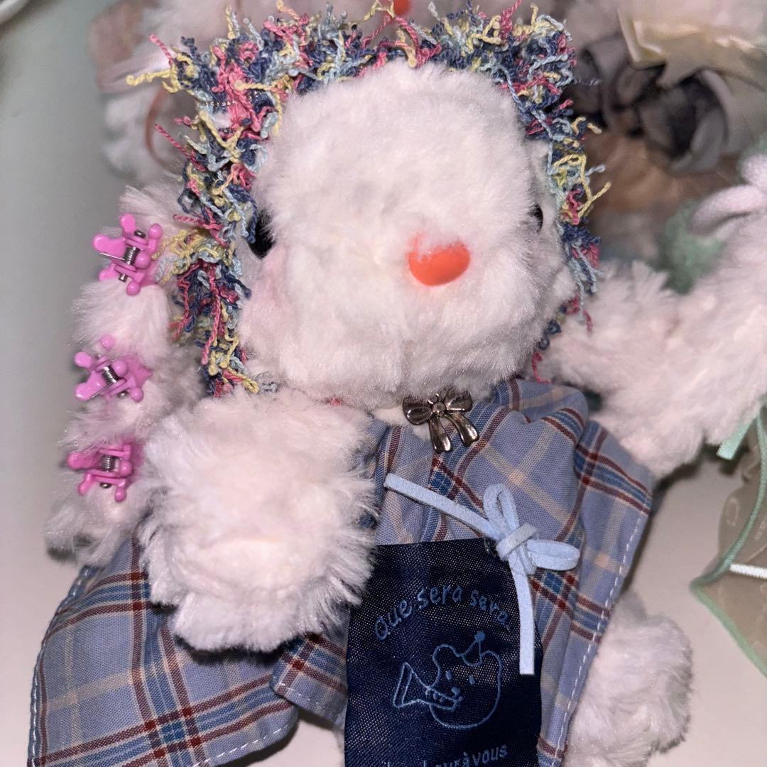 うさぎ　ねこ　ぬいぐるみ　ドール　キーホルダー　まとめ売り　フリル　レース