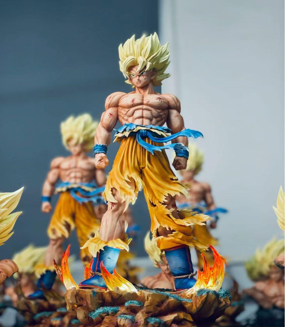 ドラゴンボール 孫悟空 ガレキ ガレージキット スタチューX②⑤④