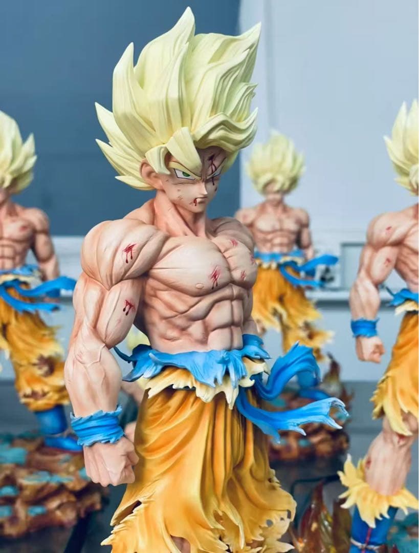 ドラゴンボール 孫悟空 ガレキ ガレージキット スタチューX②⑤④