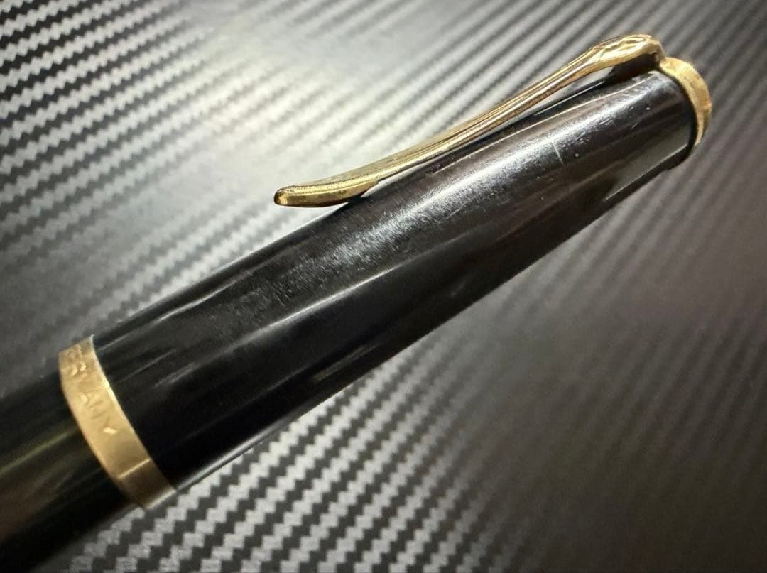 ペリカン 400NN オリジナル 万年筆 ブラックストライプ M 中字