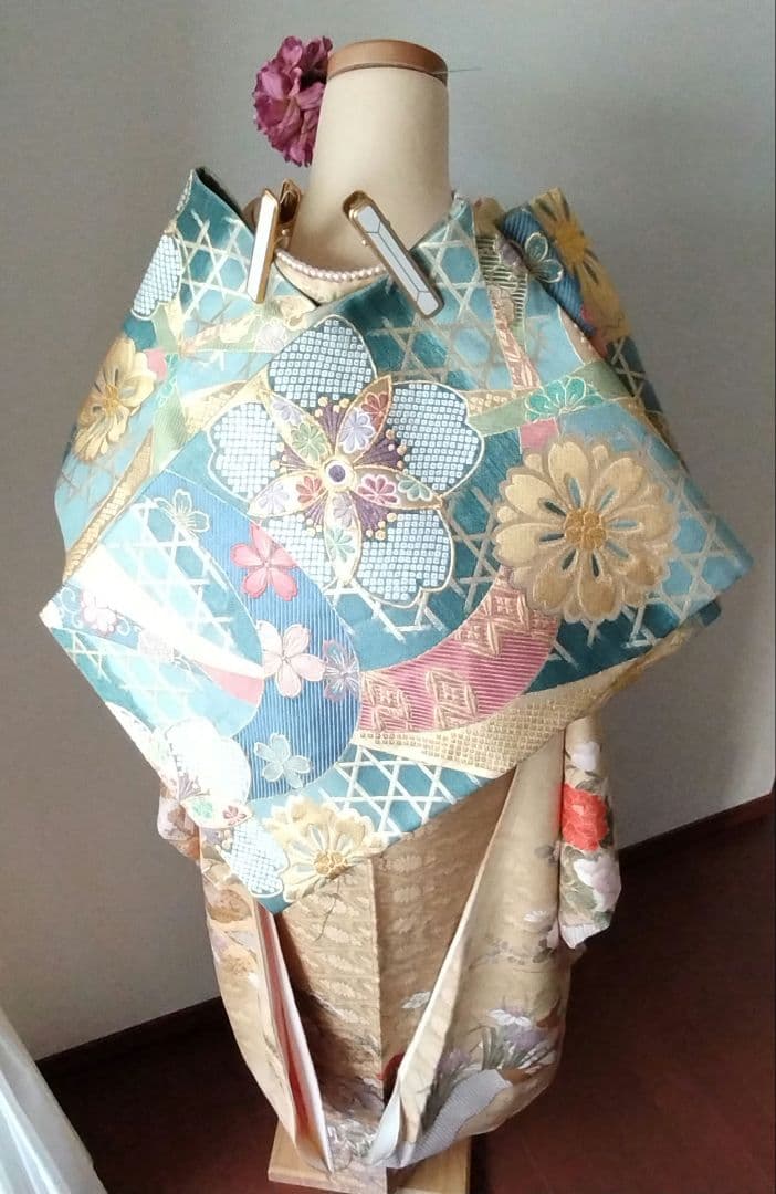 限定セール　1/22（木）まで！438.振袖7点セット 正絹　フルセット　成人式