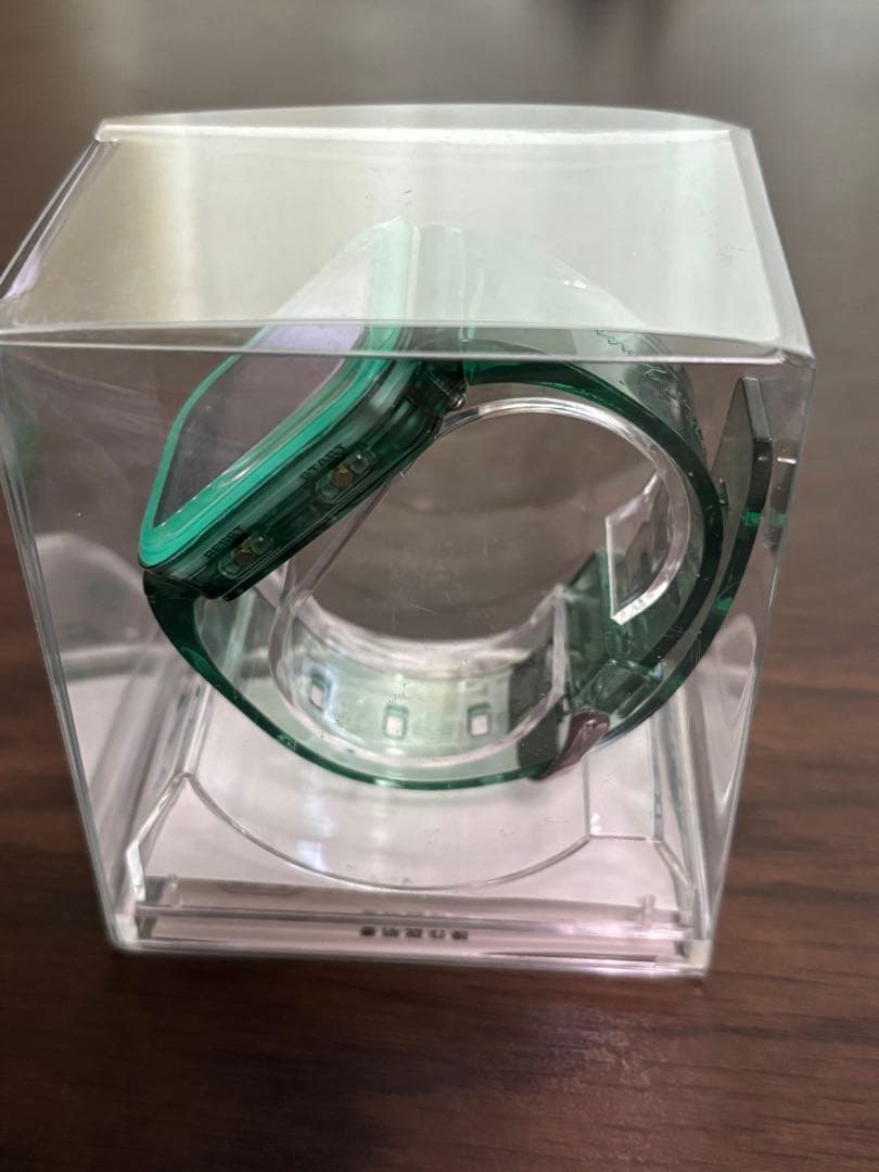 グリーン デジタルウォッチ 透明ケース入り 米津玄師　空想リーシューウォッチ