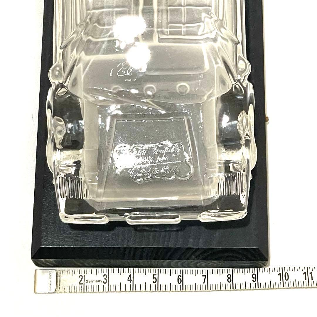 ランボルギーニ　カウンタック　クリスタル　ガラス　置物　台座付き