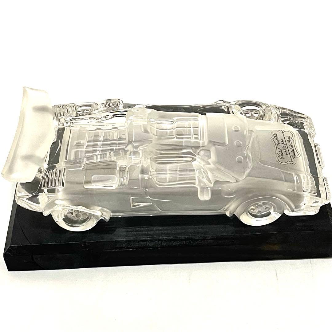 ランボルギーニ　カウンタック　クリスタル　ガラス　置物　台座付き