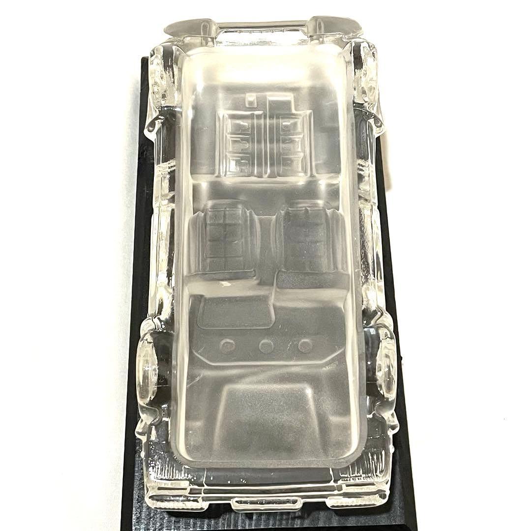 ランボルギーニ　カウンタック　クリスタル　ガラス　置物　台座付き