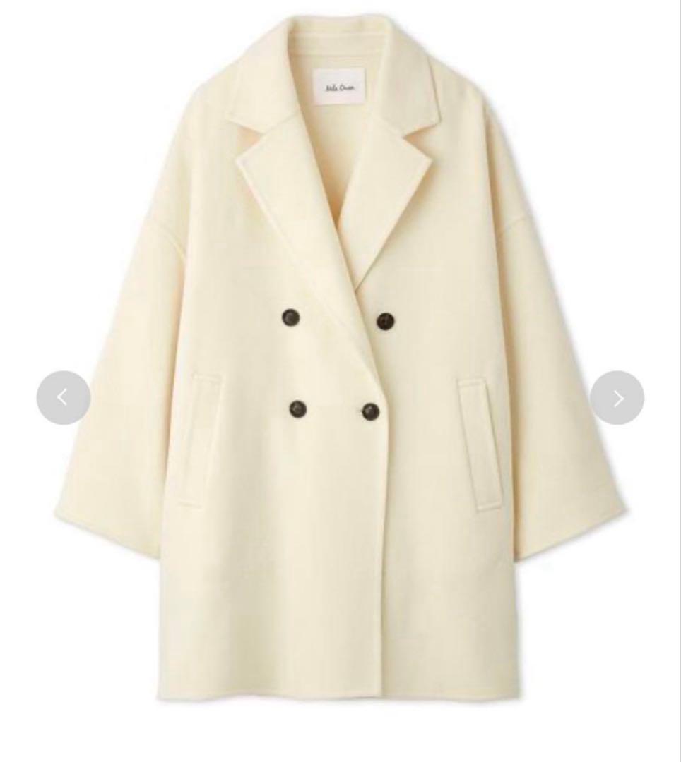 Mila Owen ワイドシルエットダブルブレストコート