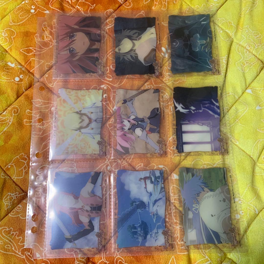 テイルズオブシンフォニア トレーディングカード　フルコンプ、ボックス特典2種