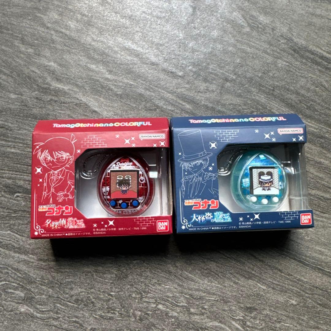 名探偵コナン Tamagotchi nano COLORFUL 赤 青 2点