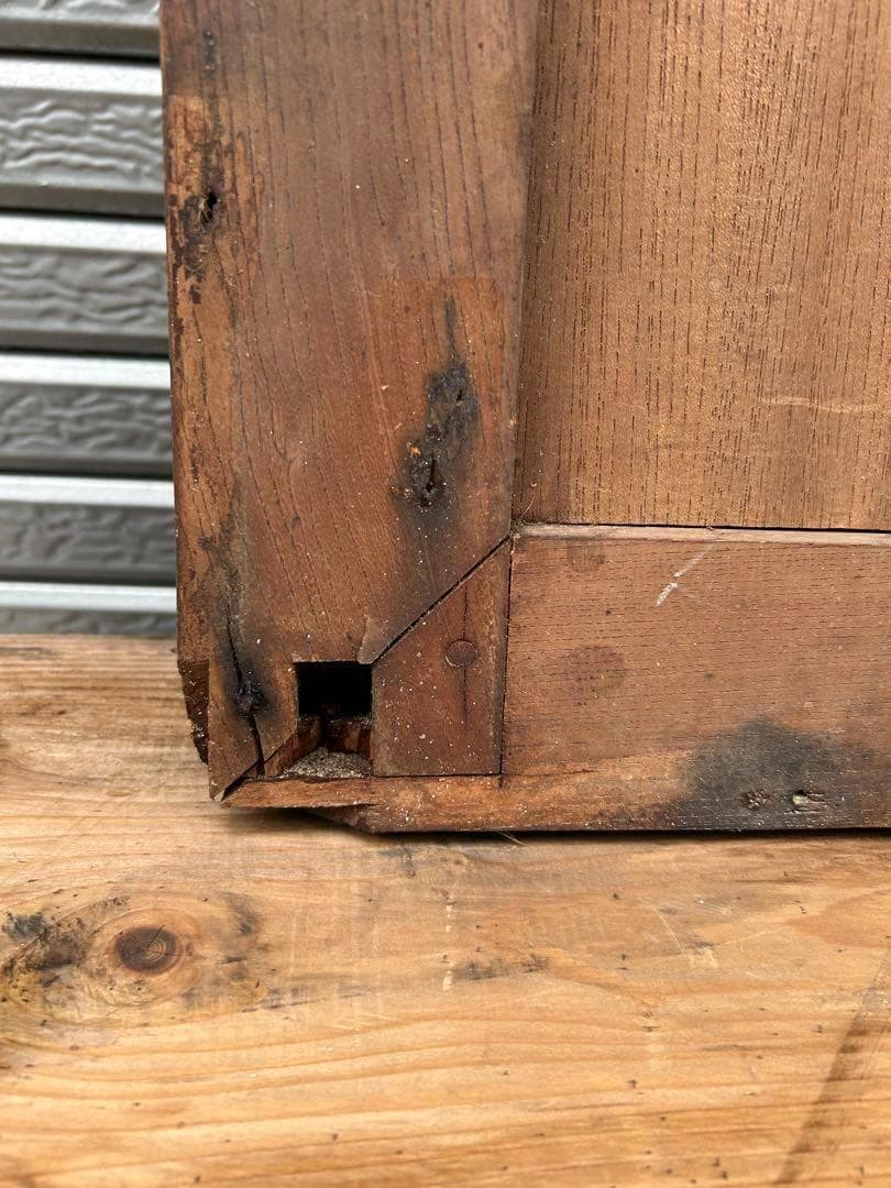 昭和レトロ アンティーク 古家具 無垢材欅材 大型座卓 センターテーブル